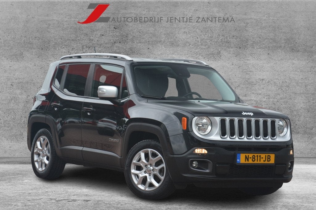 Jeep Renegade 1.4 MultiAir Night Eagle | Navigatie | Clima |, Auto's, Jeep, Stof, Gebruikt, Euro 6, 4 cilinders