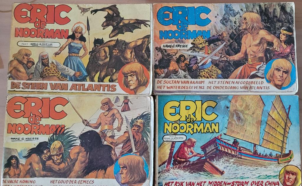Eric de Noorman 1–9 (1969–1971) – complete reeks begin, Boeken, Complete serie of reeks, Ophalen of Verzenden, Gelezen, HANS G. KRESSE