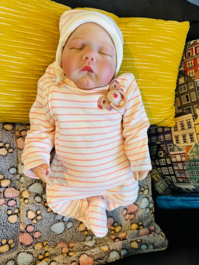Ultra Realistische Reborn Baby Pop - Net een echte baby, Ophalen, Zo goed als nieuw, Babypop