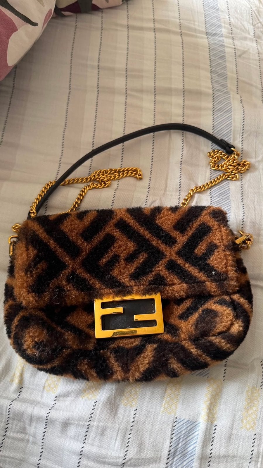 Fendi Baguette Tas – Origineel – Zeer nette staat, YBS, Verzenden, Zwart, Zo goed als nieuw