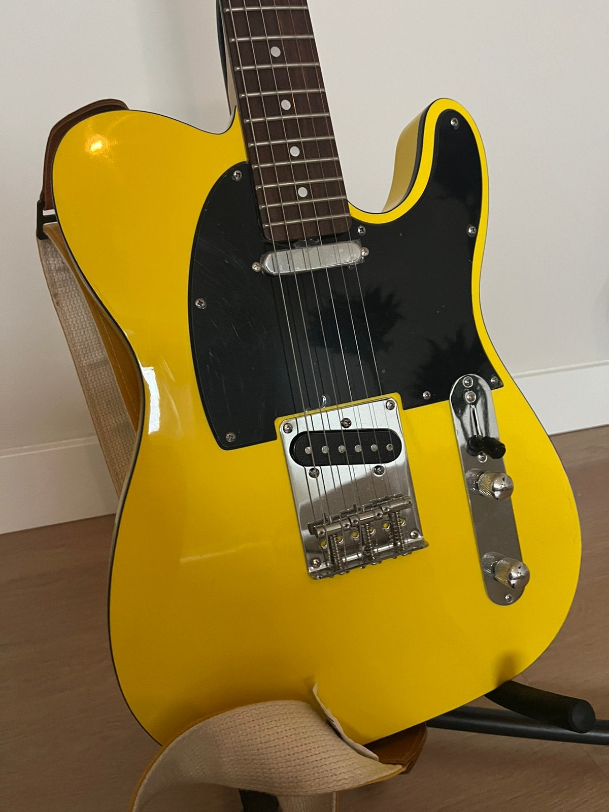 Fazley Classic Series FTL218 Yellow elektrische gitaar, Ophalen, Zo goed als nieuw, Solid body, Overige merken