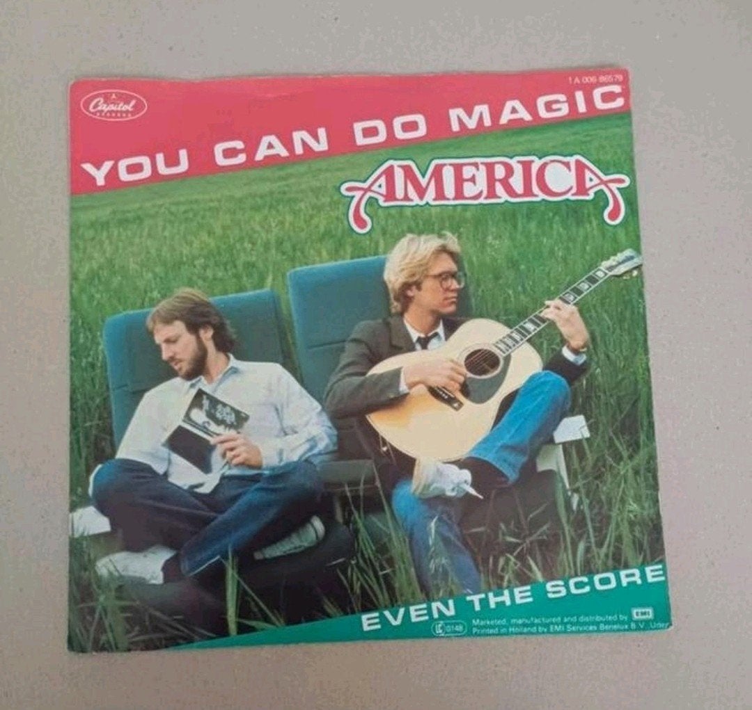 America - You Can Do Magic, Beschermende buitenhoes, Ophalen of Verzenden, Gebruikt, Pop