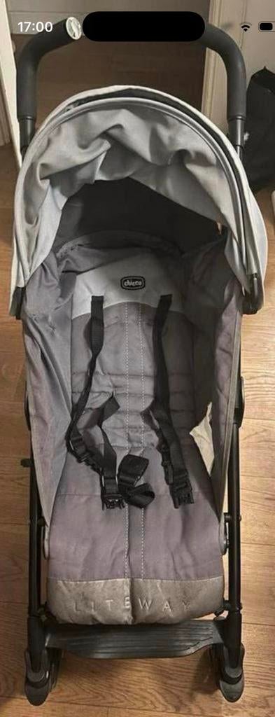 Chicco Liteway buggy + regenhoes, Ophalen, Zo goed als nieuw, Regenhoes