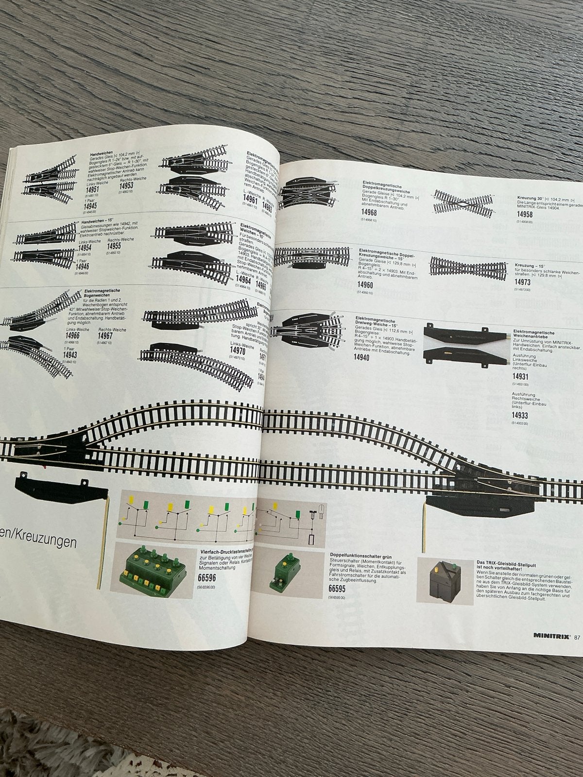 TRIX catalogus 87/88 - Uitstekende staat, Ophalen of Verzenden, Zo goed als nieuw, Boek, Tijdschrift of Catalogus, Overige merken
