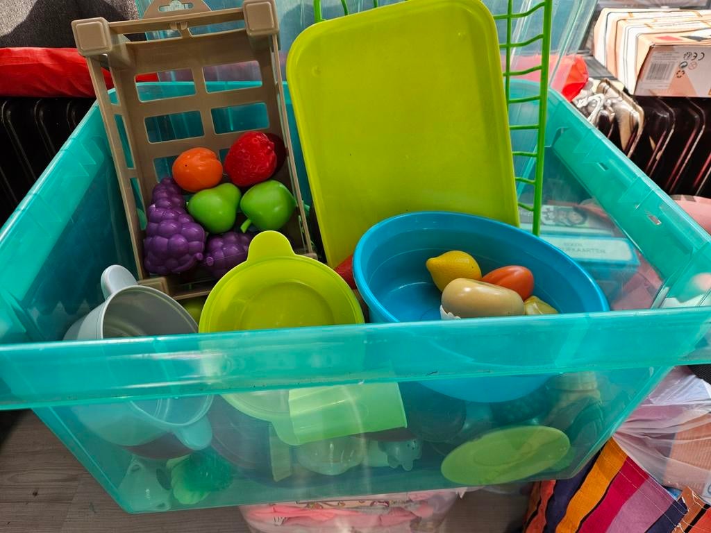 Speelgoedkeuken accessoires, Ophalen