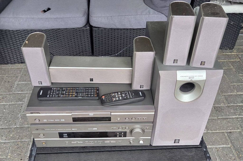 Yamaha set, Ophalen, Gebruikt, Afstandsbediening, Yamaha