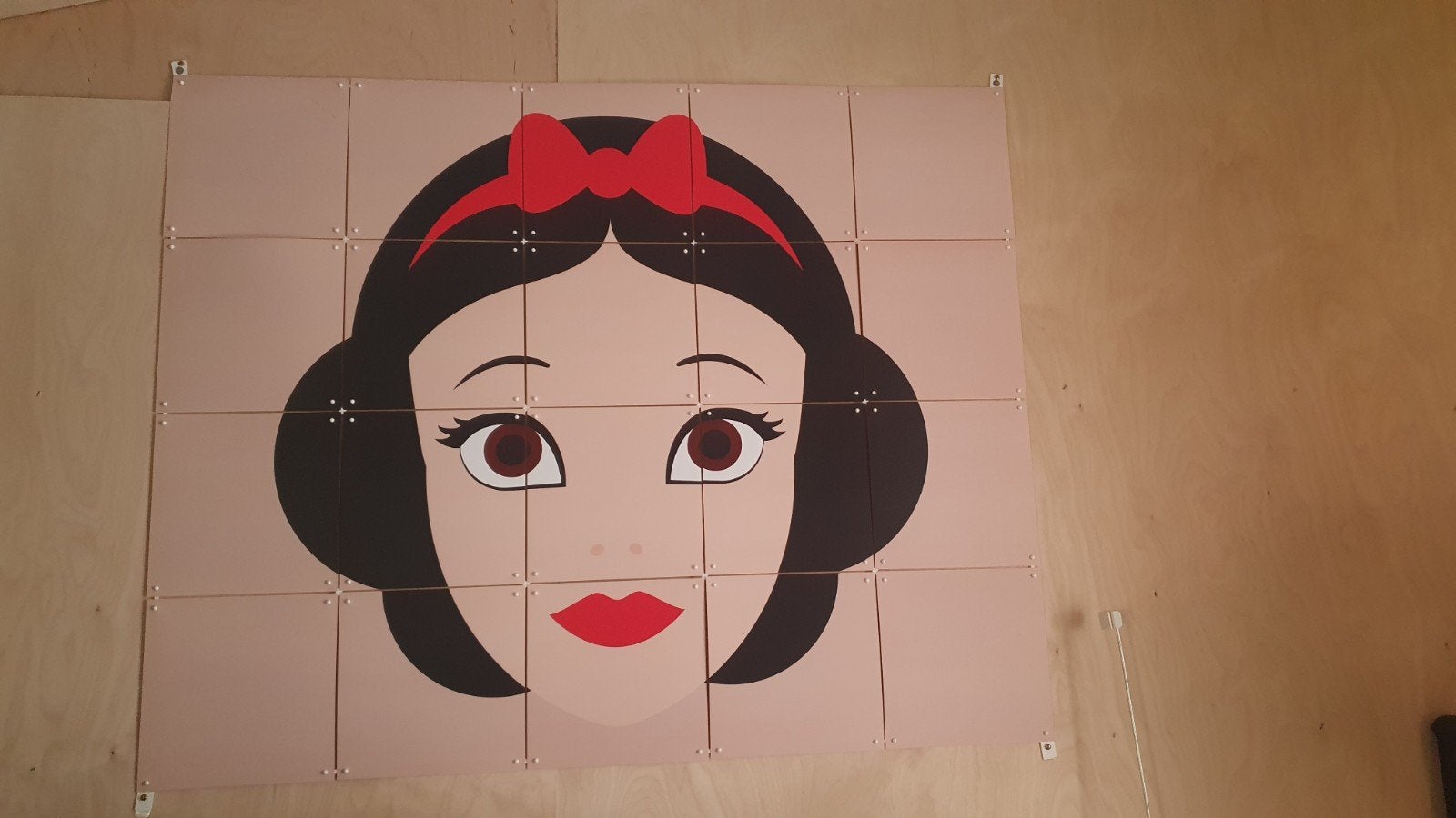 IXXI Sneeuwwitje wanddecoratie 100x80 cm, Meerkleurig, Ophalen of Verzenden, Zo goed als nieuw, Wandbord of Wandpaneel