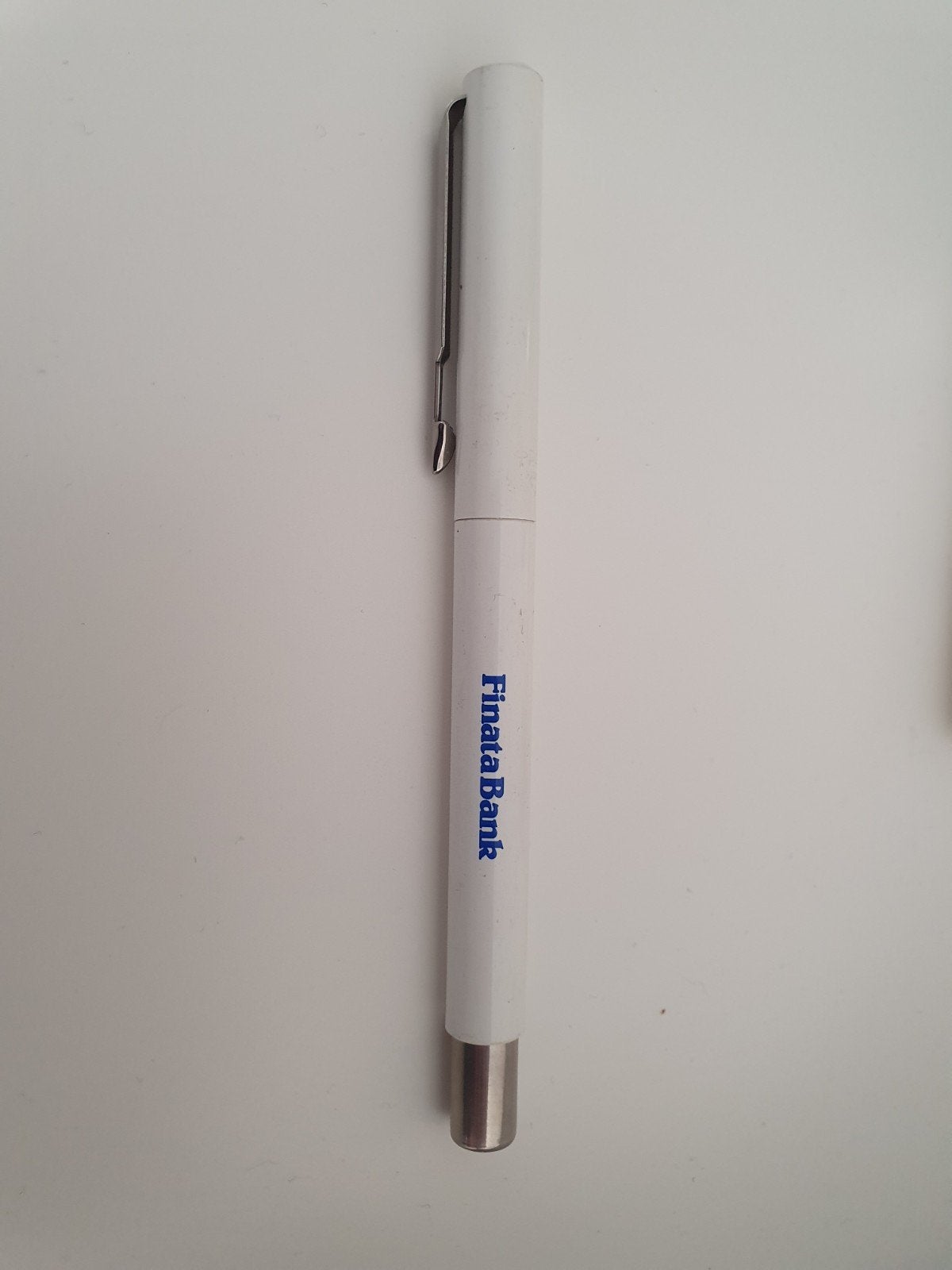 Parker vulpen met 'Finata Bank' opdruk, Gebruikt, Parker, Ophalen of Verzenden, Met reclame