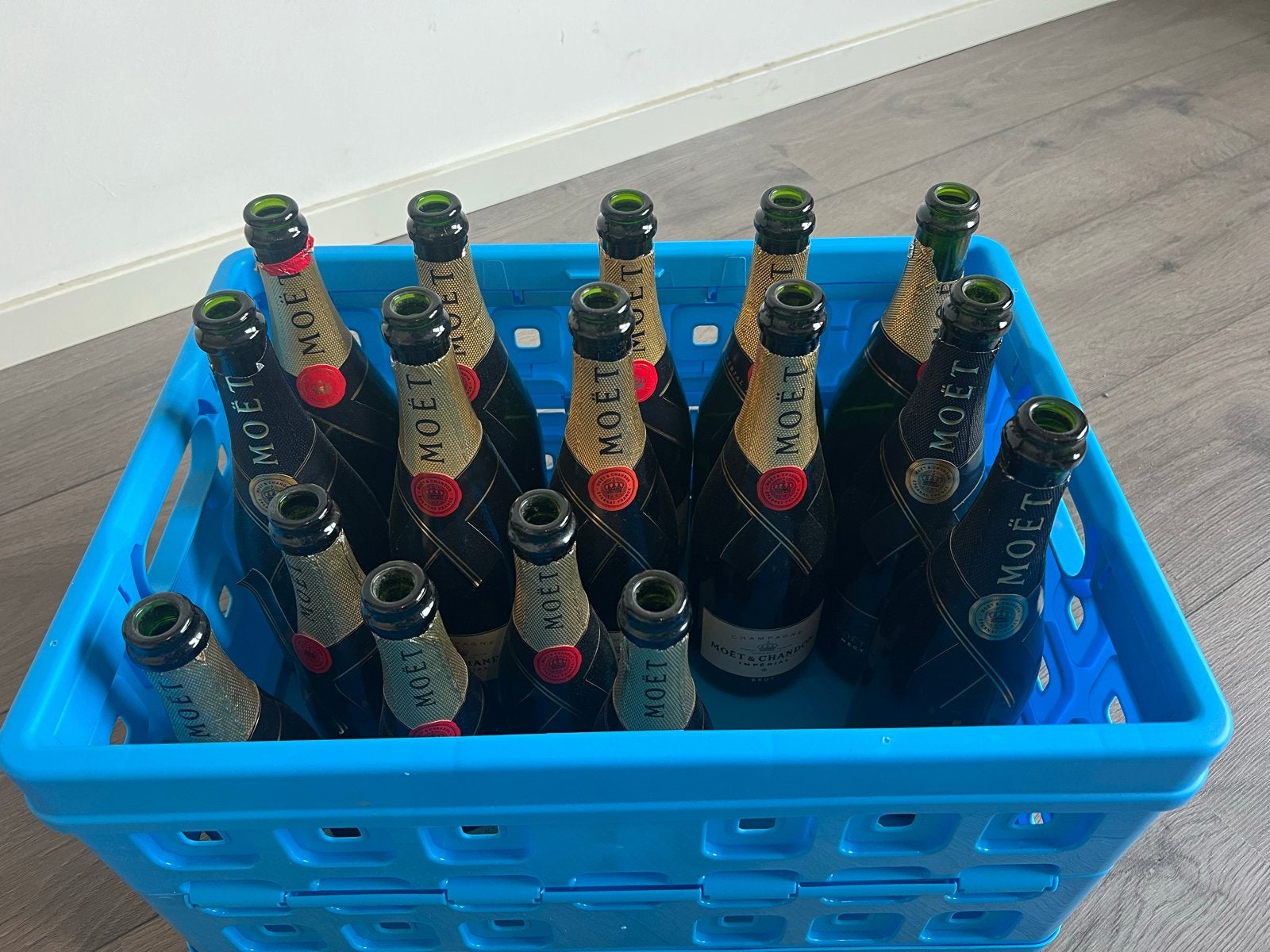 Moët & Chandon Champagne - Lege Flessen, Ophalen, Gebruikt, Frankrijk, Champagne