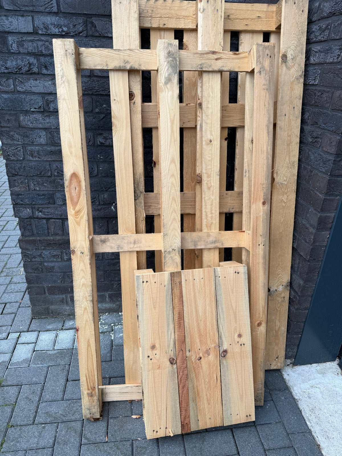 Gebruikte houten pallets en planken, Ophalen, Gebruikt, 25 tot 50 mm, Grenen