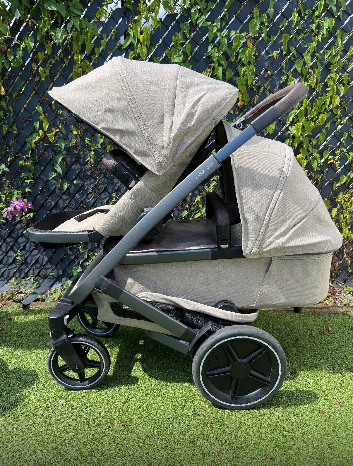 Joolz Geo Duo kinderwagen met accessoires, Gebruikt, Duowagen, Ophalen of Verzenden, Kinderwagen