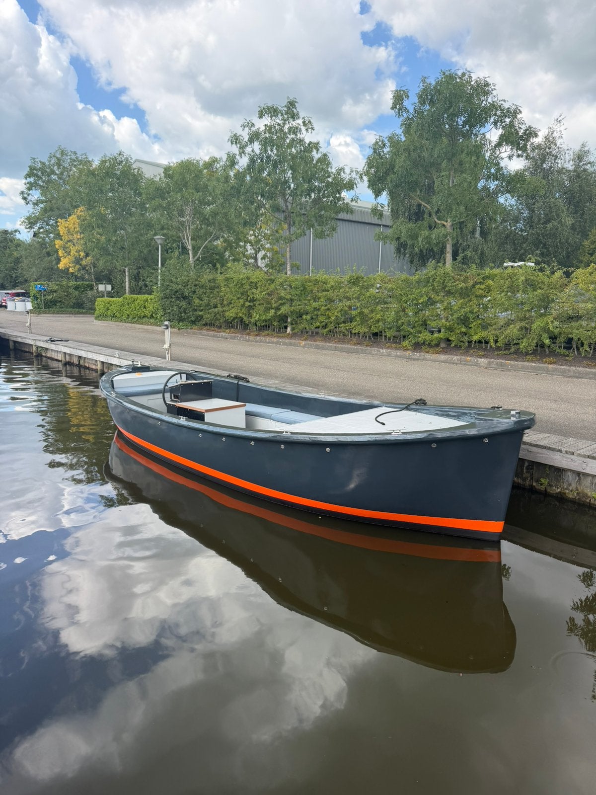 Reddingssloep 7,5m , Met boegschroef!, Ophalen, Gebruikt, Boegschroef, Polyester