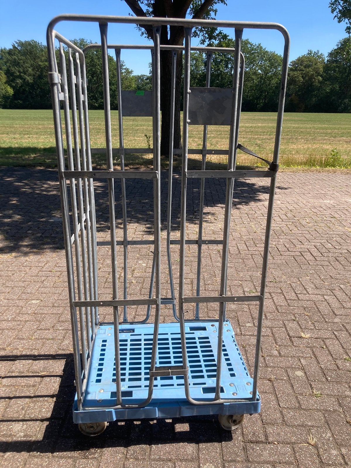 Rolcontainer, Doe-het-zelf en Verbouw, 100 liter of meer, Ophalen, Zo goed als nieuw, Transportkar