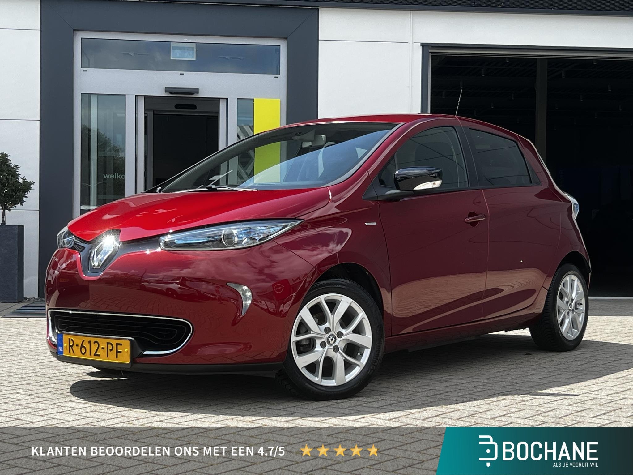 Renault ZOE R110 Limited 41 kWh (huur accu) | SOH 91% |, Auto's, Stof, Gebruikt, 41 kWh, Met garantie (alle)