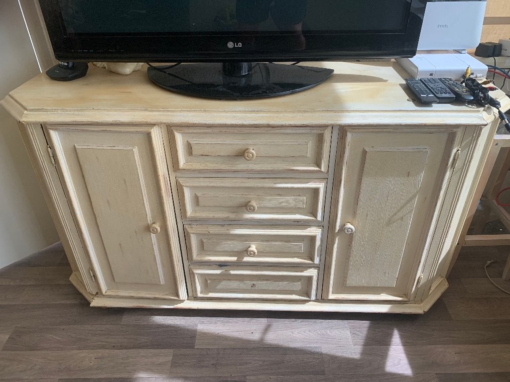 Dressoir grenen, Ophalen, Gebruikt, 100 tot 150 cm, Grenenhout