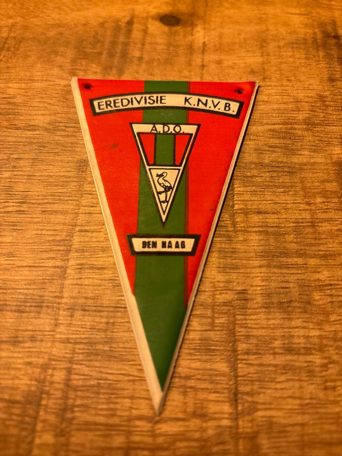Vintage ADO Den Haag Eredivisie Vaantje, Ophalen of Verzenden, Gebruikt, Overige binnenlandse clubs, Vaantje of Sjaal