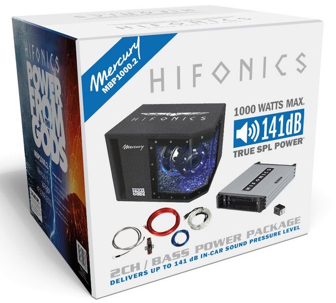 Hifonics Mercury MBP1000.2 Subwoofer + versterker