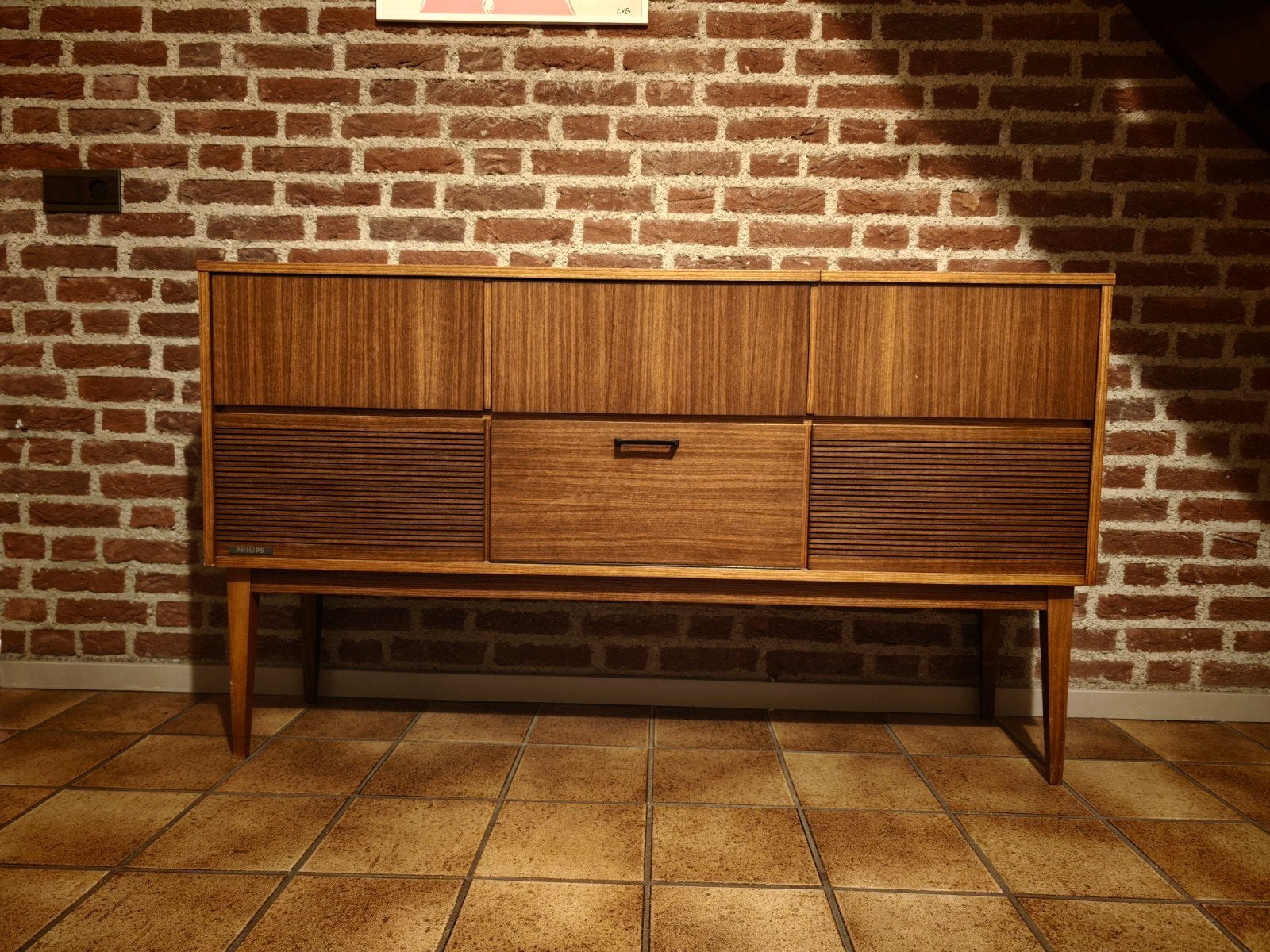 Philips Radiomeubel, Platenspeler - Originele 22RF894/OOZ, Antiek en Kunst, Ophalen