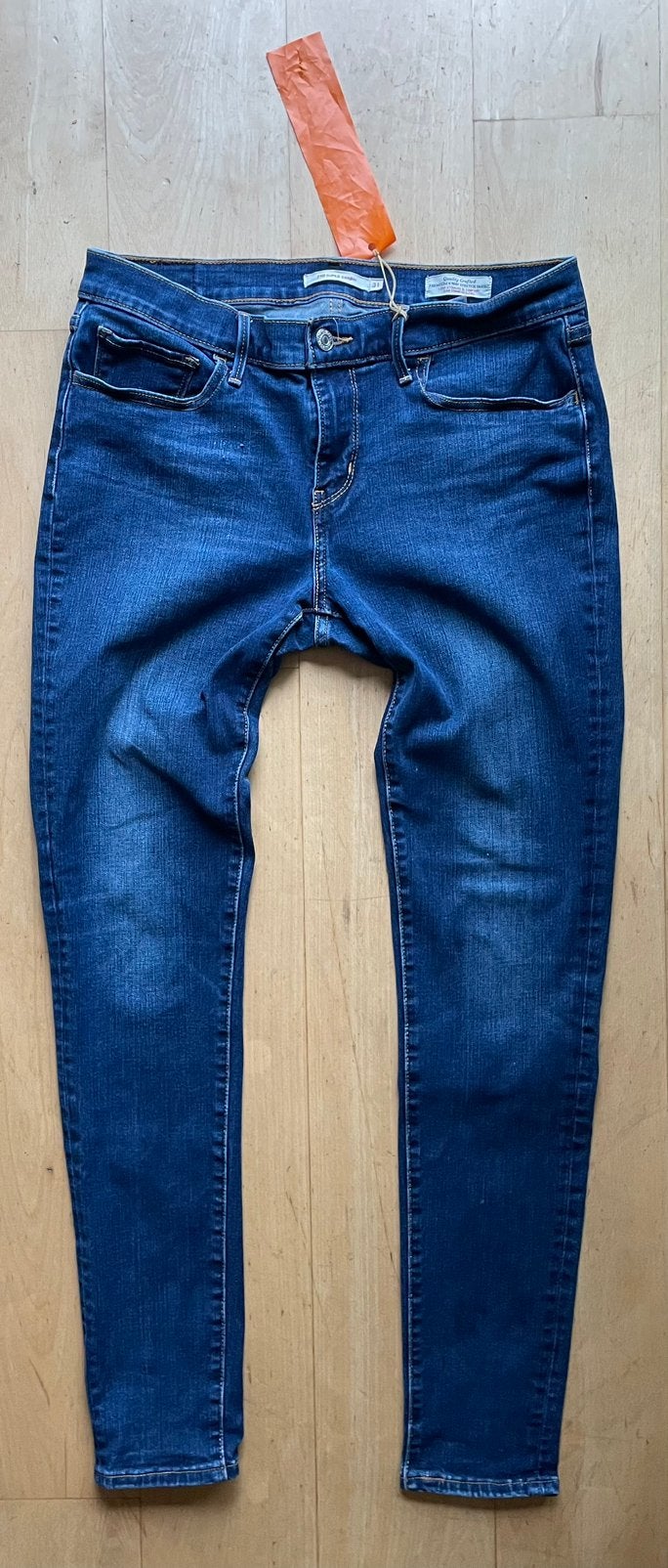 Levi’s Slimming Skinny jeans spijkerbroek W28 L30 blauw, Ophalen of Verzenden, Zo goed als nieuw, Blauw, W28 - W29 (confectie 36)