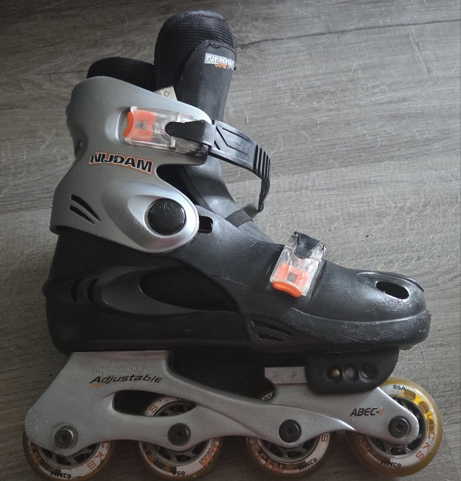 Nijdam verstelbare inline skates - Maat 34-37, Overige merken, Kinderen, Ophalen of Verzenden, Inline skates 4 wielen