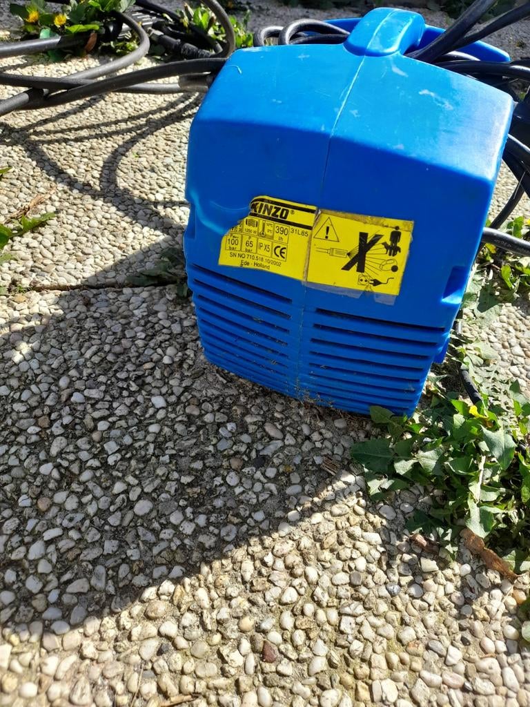 Hoge drukreiniger merk kinzo, Ophalen, Gebruikt, Aanslagreiniger