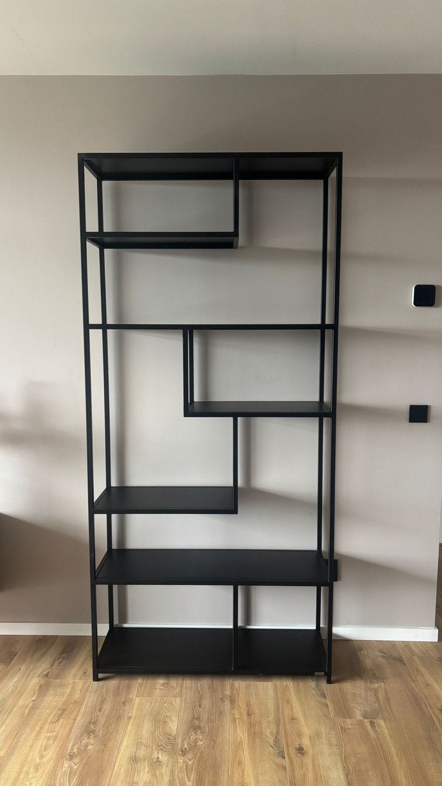 Zwarte Stalen Kast 100x213x35, Ophalen, Zo goed als nieuw