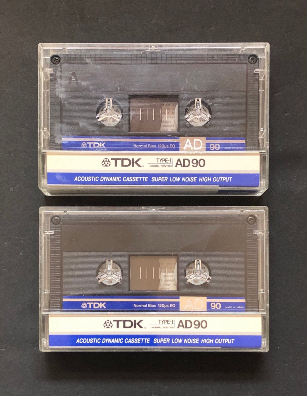TDK AD 90 cassettes vroege jaren 80 versie, Cd's en Dvd's, Ophalen of Verzenden, Gebruikt, Overige genres, 2 t/m 25 bandjes
