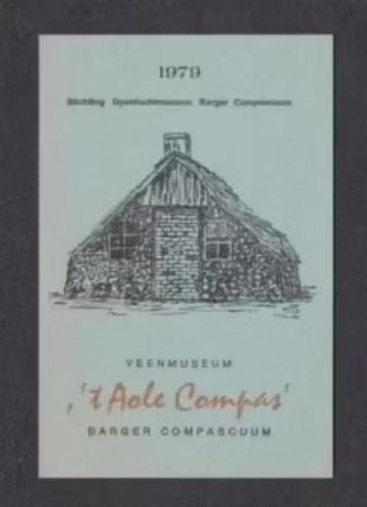 Barger-Compascuum Veenmuseum 't Aole Compas Plaggenhut 1979., Ophalen of Verzenden, Zo goed als nieuw