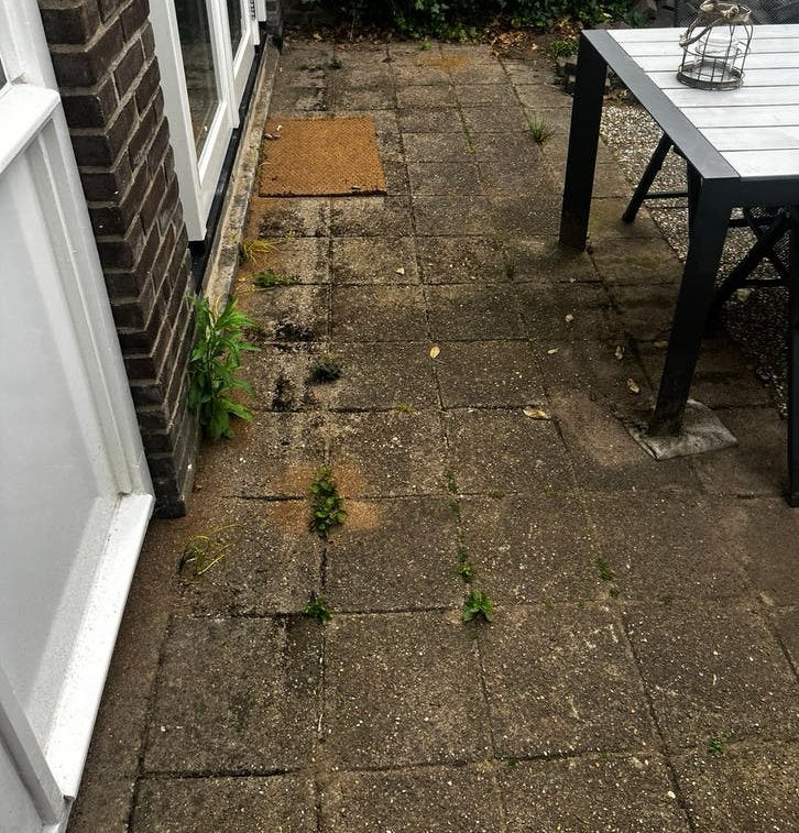 30x30 tuintegels - 10m2 - gratis ophalen, Tuin en Terras, Tegels en Klinkers, Ophalen, Gebruikt, 10 m² of meer, Beton