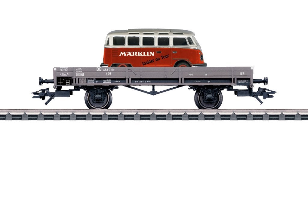 Marklin H0 46005 Lagebakwagen X-05, 5 Jaar Insider, NIEUW, Wisselstroom, Ophalen of Verzenden, Märklin, Nieuw