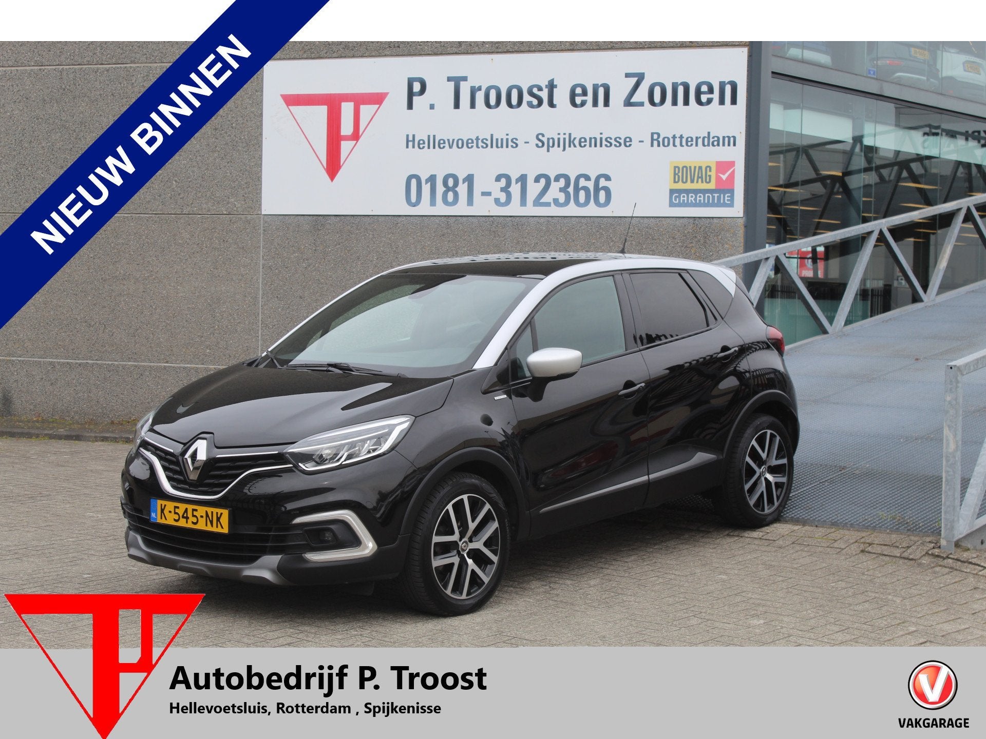 Renault Captur 1.3 TCe Intens 150PK Panoramadak/Automaat/Tre, Auto's, 12 maanden, Gebruikt, 4 cilinders, Zwart