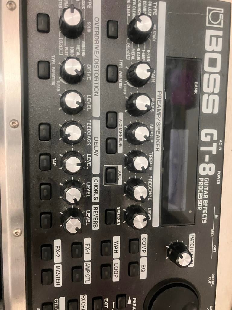 BOSS GT-8 Gitaar Effecten Processor, Ophalen of Verzenden, Gebruikt, Distortion, Overdrive of Fuzz