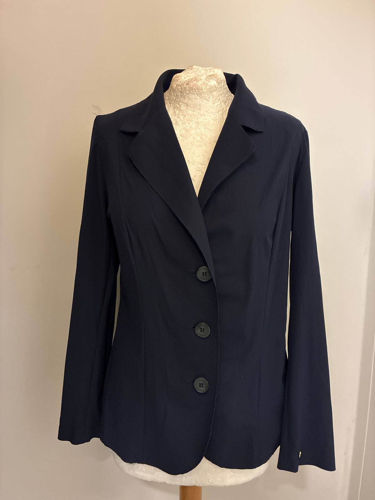 LaDress blazer travelstof XS navy - Zo goed als nieuw, Blauw, Ophalen of Verzenden, Zo goed als nieuw, Jasje