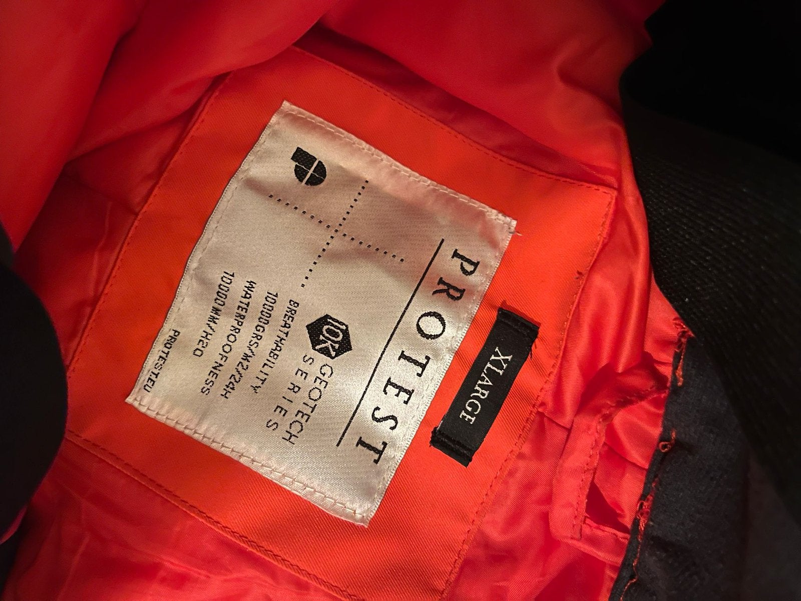 Protest skibroek XL oranje - Heren, Kleding | Heren, Wintersportkleding, Ophalen of Verzenden, Gedragen, Maat 56/58 (XL), Broek