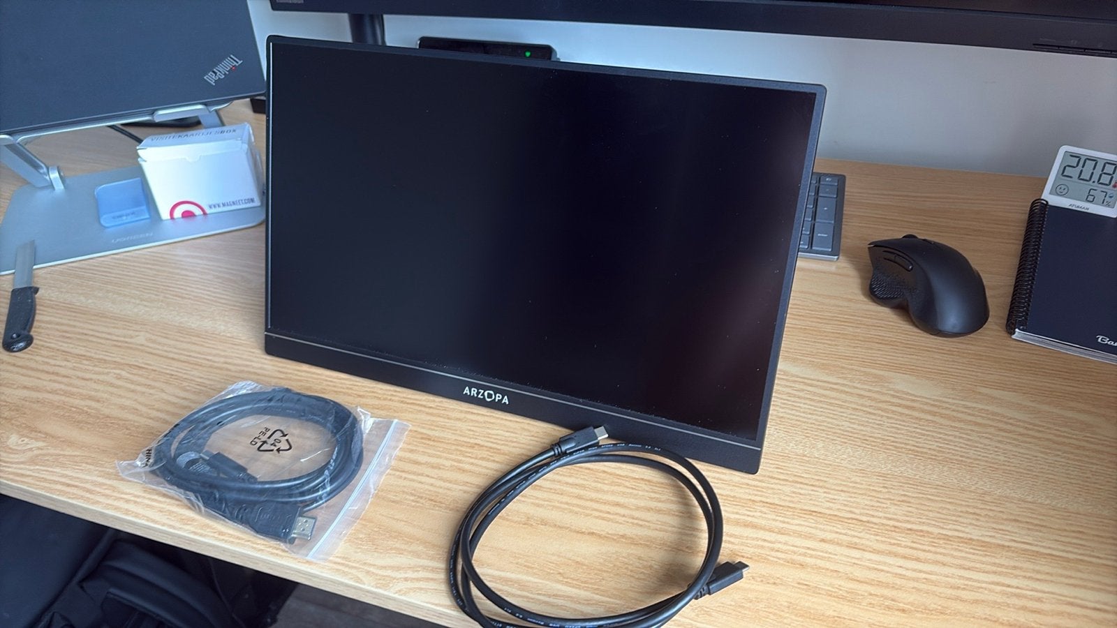 Arzopa Z1FC Draagbare monitor 16.1 inch, Computers en Software, Monitoren, HDMI, IPS, 101 t/m 150 Hz, Full HD