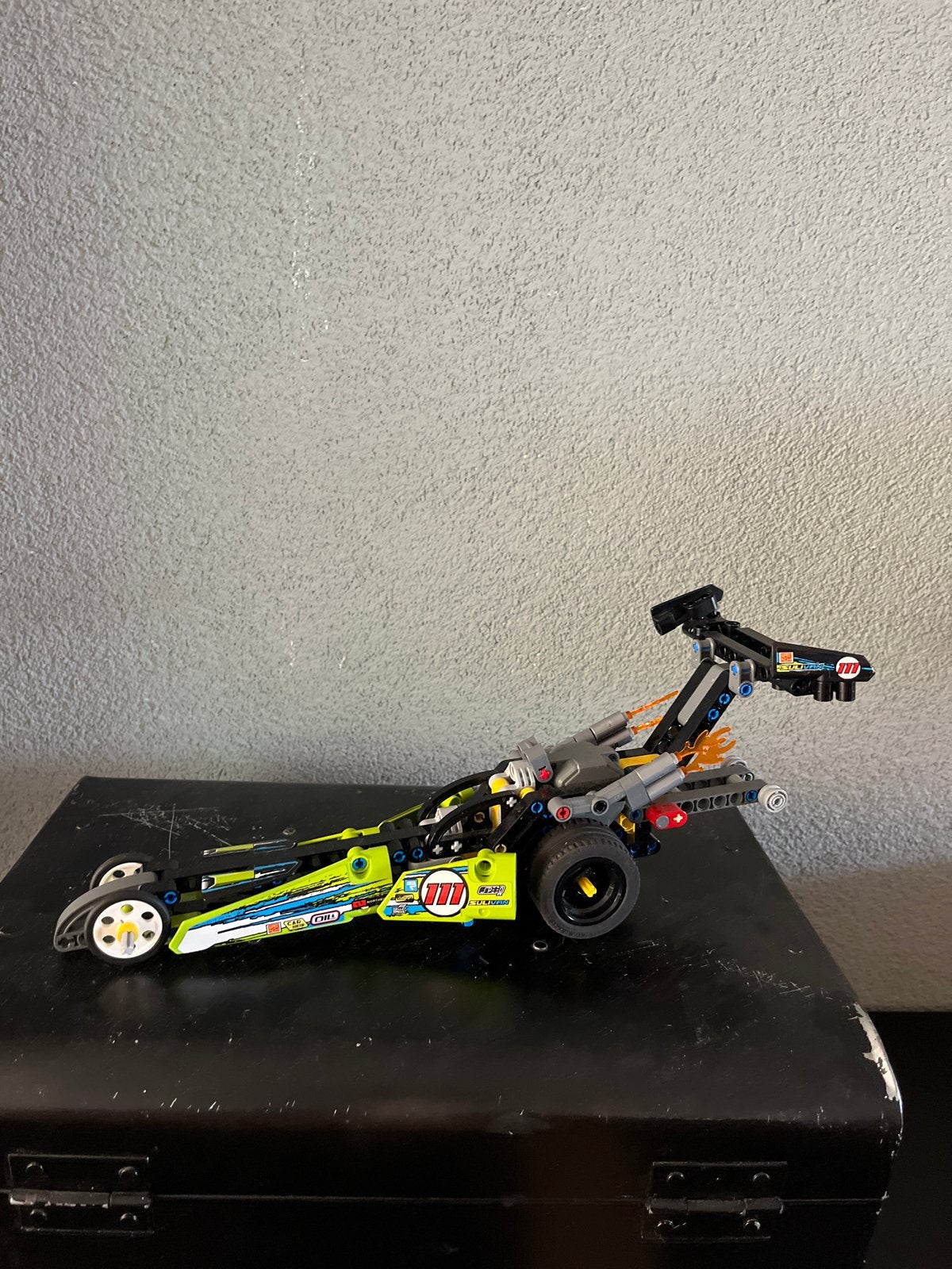 Lego Technic Dragster 42103, Ophalen of Verzenden, Zo goed als nieuw, Overige merken