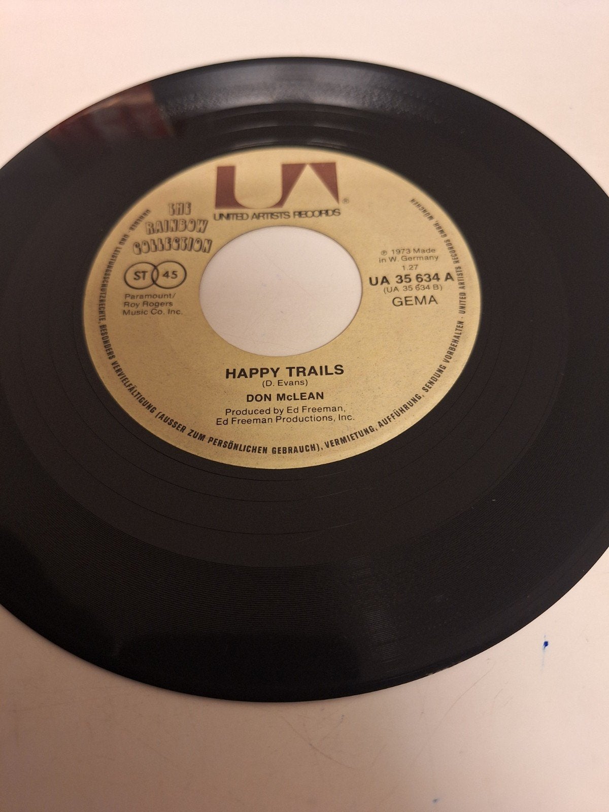 Don McClean - Happy Trails, 1973., Cd's en Dvd's, Vinyl | Pop, Verzenden, 7 inch, Pop