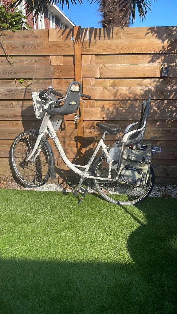 Puch Elegance moederfiets , heeft opknapbeurt nodig, Fietsen en Brommers, Fietsen | Dames | Moederfietsen, 2 zitjes, Gebruikt