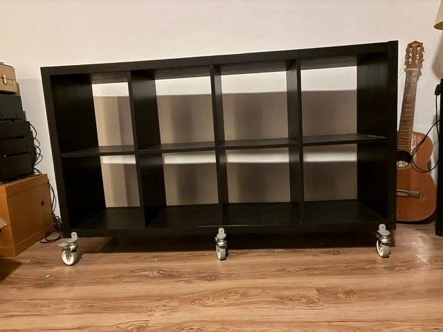Ikea kallax kast op wielen, Ophalen, Overige materialen, Gebruikt, 50 tot 100 cm