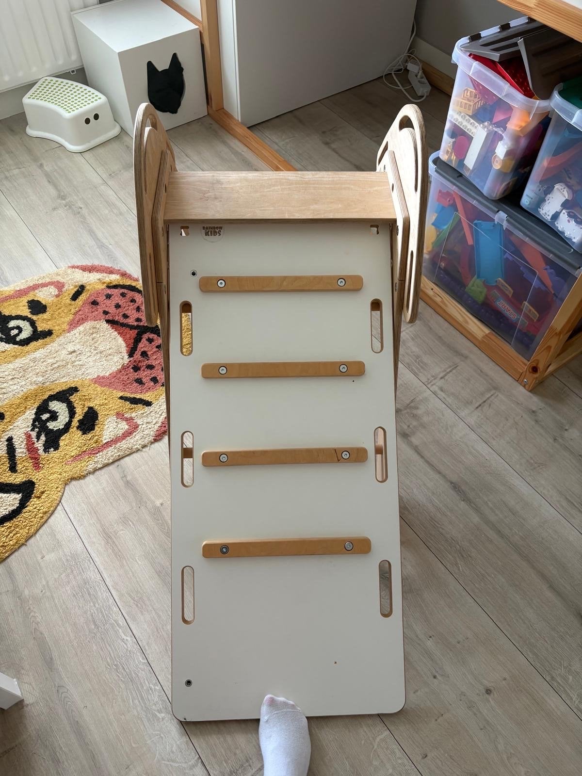 Montessori Klimrek en Glijbaan van Rainbow Kids, Kinderen en Baby's, Ophalen of Verzenden, Zo goed als nieuw, Glijbaan