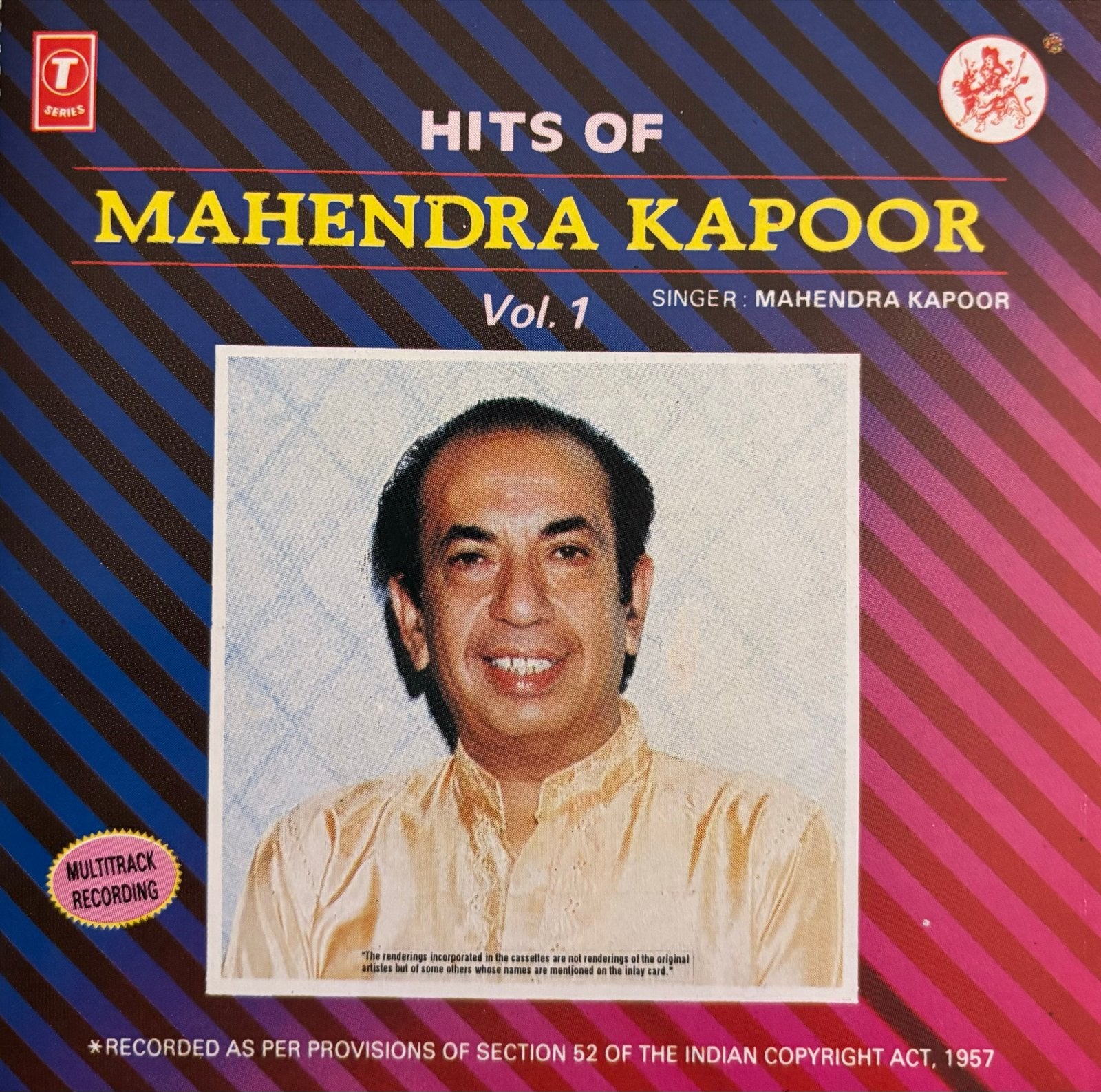 Hits of Mahendra Kapoor Vol. 1 - Bollywood CD, Verzenden, Gebruikt, Verzamelalbum, Inclusief doosje