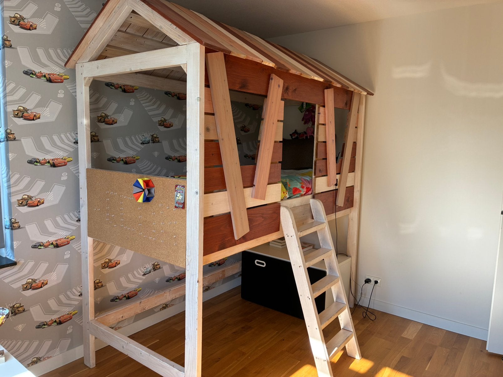 Hoogslaper en kast, Kinderen en Baby's, Ophalen, Gebruikt, Hoogslaper