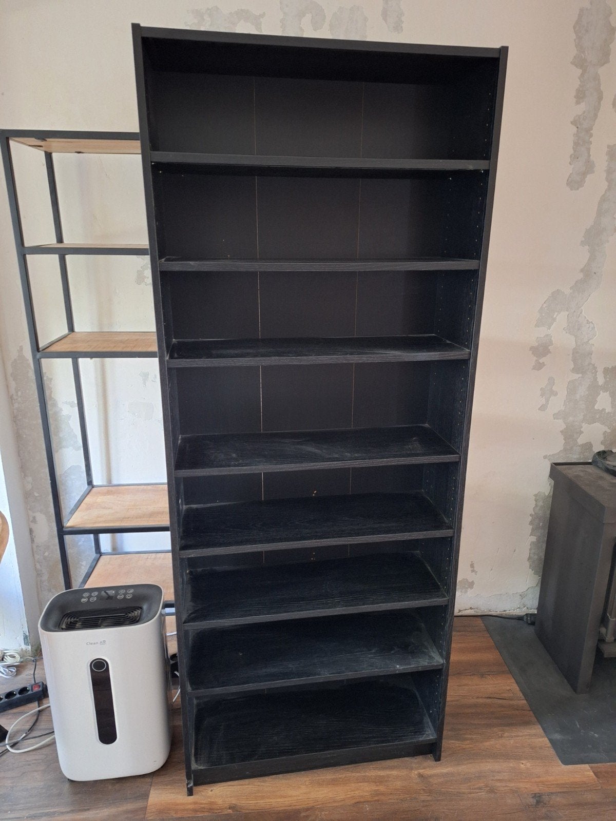 Billy Boekenkast Zwart - Zo goed als nieuw, Huis en Inrichting, Ophalen
