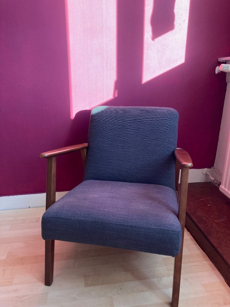IKEA Fauteuil EKENÄSET, Huis en Inrichting, Fauteuils, Ophalen, Zo goed als nieuw, 75 tot 100 cm, 50 tot 75 cm