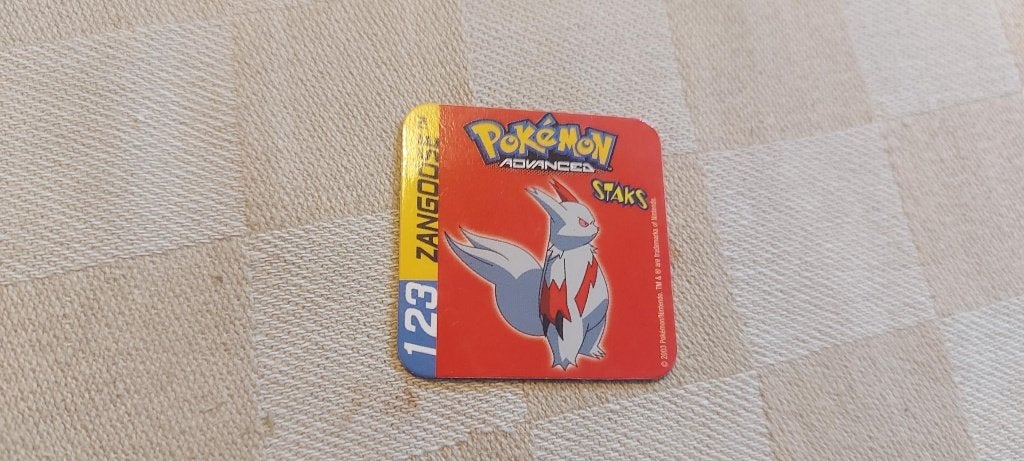 pokemon magneet panini staks Zangoose uit 2003, Hobby en Vrije tijd, Verzamelkaartspellen | Pokémon, Ophalen of Verzenden, Nieuw