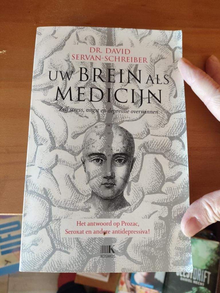 David Servan-Schreiber - Uw brein als medicijn, Boeken, Psychologie, Ophalen of Verzenden, David Servan-Schreiber, Ontwikkelingspsychologie