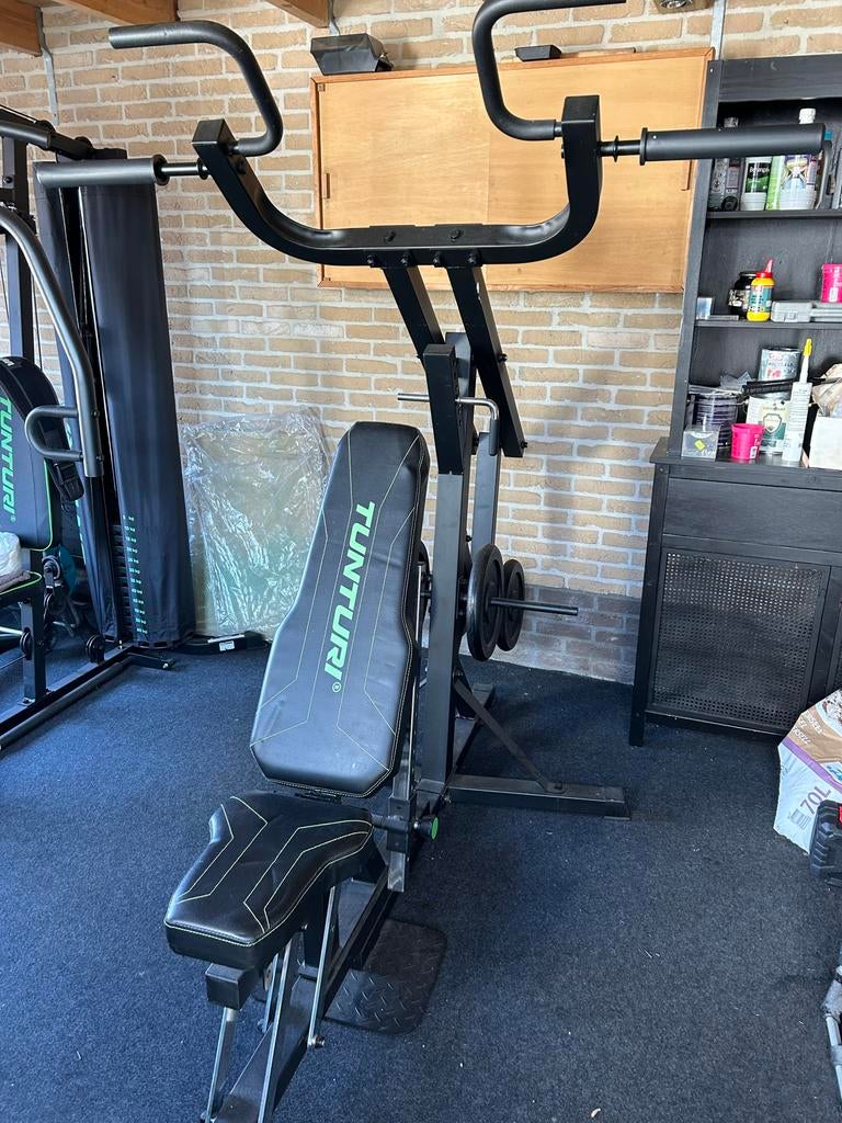 Tunturi krachtstation fitnessapparaat, Sport en Fitness, Fitnessapparatuur, Ophalen, Benen, Krachtstation, Zo goed als nieuw