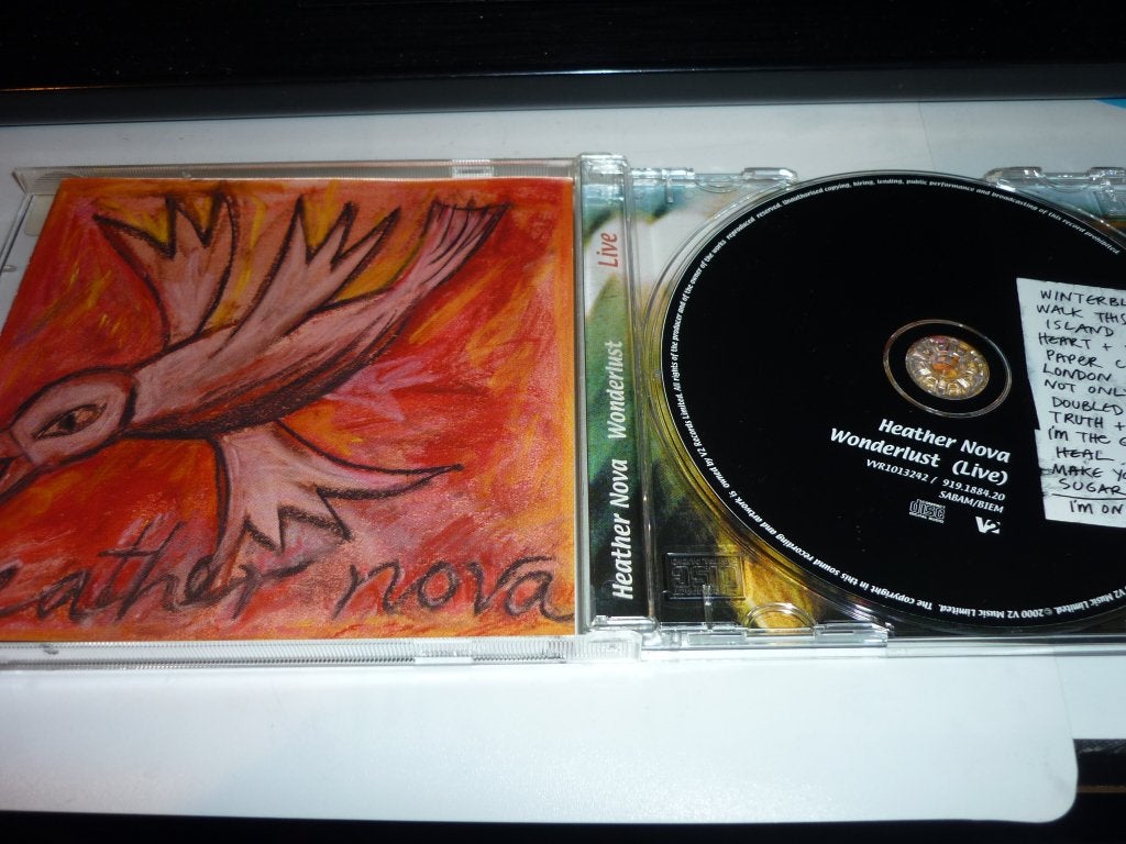 Heather Nova de cd wonderlust - live, Verzenden, Zo goed als nieuw