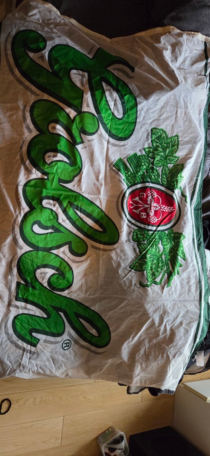 originele Grolsch vlag., Ophalen of Verzenden