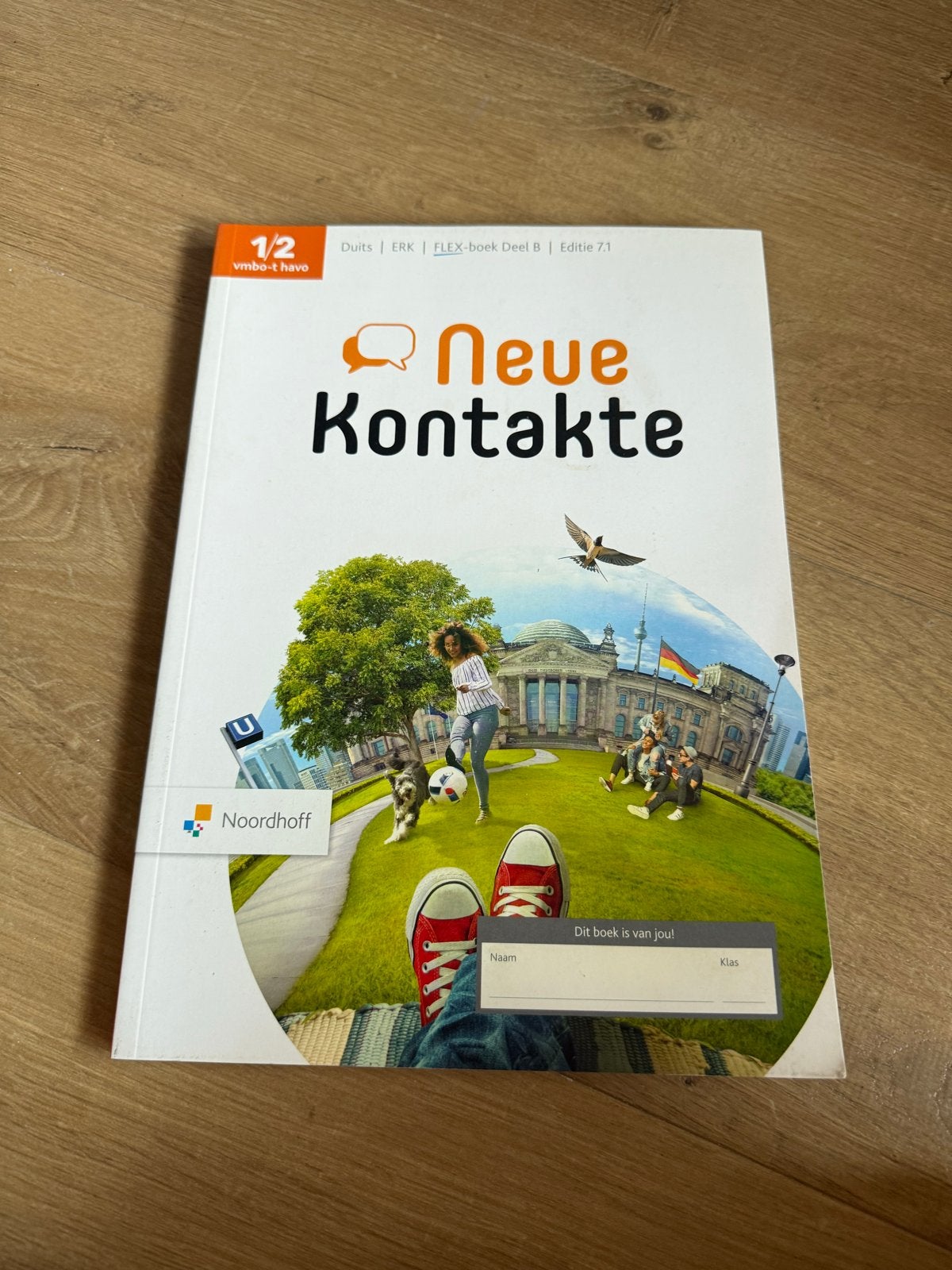 Nieuwe Kontakte Duits vmbo-t/havo deel B editie 7.1, Ophalen of Verzenden, Alpha, Zo goed als nieuw, MBO